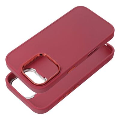 Puzdro Frame TPU iPhone 17 Pro Max - červené