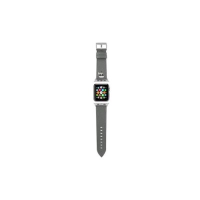 Karl Lagerfeld case for 42 / 44 KLAWLOKHG Apple Watch Strap Saffiano KH silver