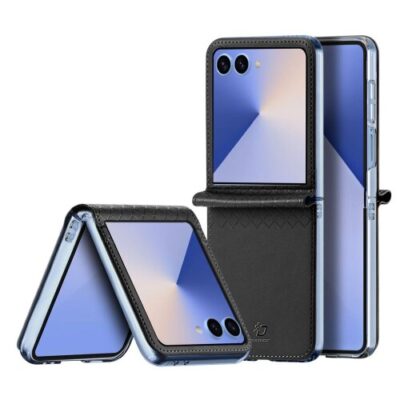Puzdro Dux Ducis Bril Samsung Galaxy Z Flip 7 5G - modr&eacute;