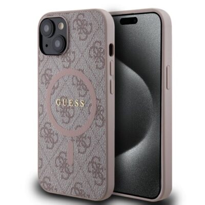 Guess 4G Zadn&iacute; Kryt pro iPhone 14 Pink