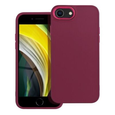 Puzdro Frame TPU iPhone SE 2020 - fialové