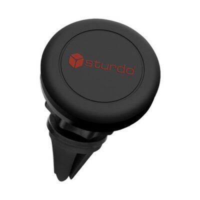Sturdo mini magnetick&yacute; držiak do ventilačnej mriežky, čierny