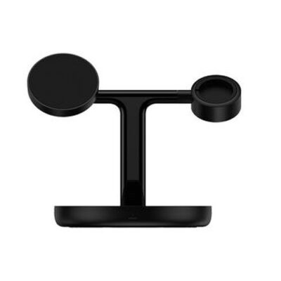 Baseus WXTE000101 Swan 3v1 Bezdr&aacute;tov&yacute; Magnetick&yacute; Nab&iacute;jec&iacute; Stoj&aacute;nek 15W Black