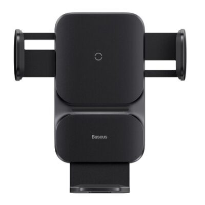 Baseus Wisdom Auto Alignment Drž&aacute;k do Auta s Bezdr&aacute;tov&yacute; nab&iacute;jen&iacute;m 15W (Air Outlet) Black