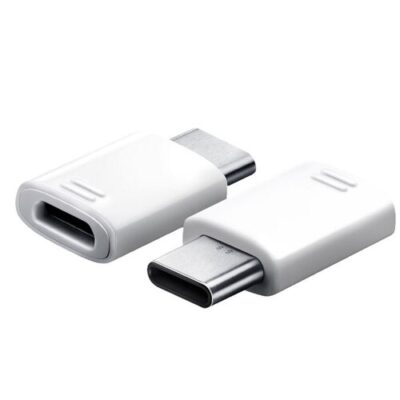 Adapt&eacute;r Samsung Type-C/MicroUSB Biely (Bulk)