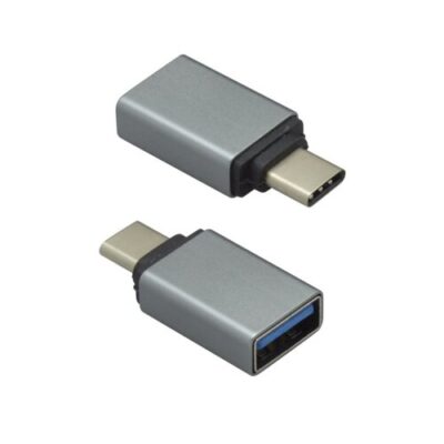 Adapt&eacute;r Metal OTG USB-C/USB Čierny