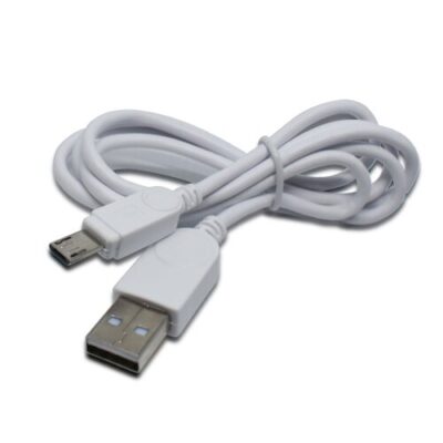 D&aacute;tov&yacute; k&aacute;bel Aligator MicroUSB 2A s predĺžen&yacute;m MicroUSB konektorom (vhodn&yacute; pre odoln&eacute; telef&oacute;ny) 1m Biely