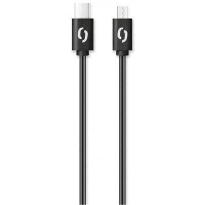 ALIGATOR Datov&yacute; kabel POWER 3A, USB-C/microUSB čern&yacute;