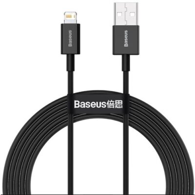 Baseus CALYS-C01 Superior Fast Charging Datov&yacute; Kabel USB to Lightning 2.4A 2m Black