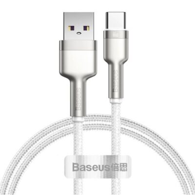Baseus Cafule Metal Series Datový Kabel USB-USB-C 66W 1m White