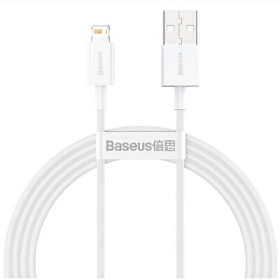 Baseus CALYS-B02 Superior Fast Charging Kabel Lightning 2.4A 1.5m White
