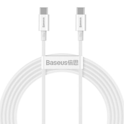 Baseus CATYS-C02 Superior Fast Charging Datov&yacute; Kabel USB-C - USB-C 100W 2m White