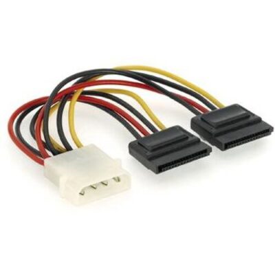 Redukce nap&aacute;jen&iacute; pro SATA disky 5,25"->2xSerialATA