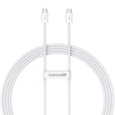 Baseus Superior Series 2 Fast Charging Datov&yacute; Kabel USB-C - USB-C 30W 2m Moon White