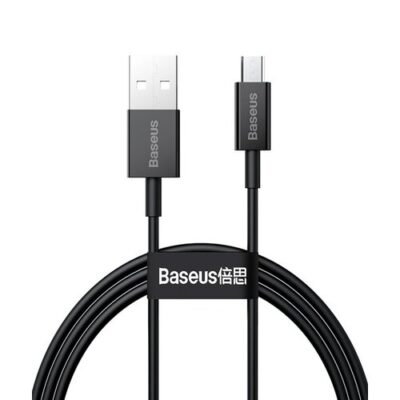 Baseus CAMYS-01 Superior Fast Charging Datov&yacute; Kabel MicroUSB 2A 1m Black