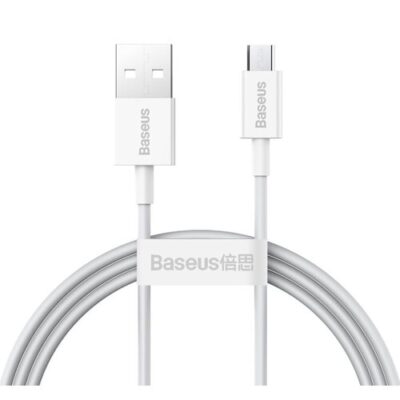 Baseus CAMYS-02 Superior Fast Charging Datov&yacute; Kabel MicroUSB 2A 1m White