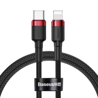 Baseus Cafule Datov&yacute; Kabel USB-C - Lighting 20W 1m Red/Black