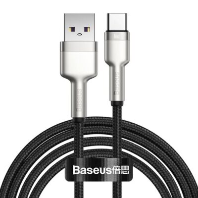 Baseus Cafule Metal Series Datov&yacute; Kabel USB-A - USB-C 66W 2m Black