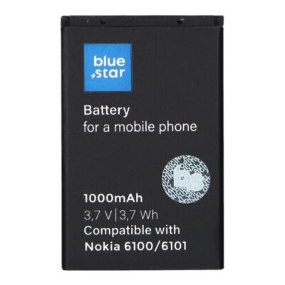 Bat&eacute;ria BlueStar Nokia 6101/6100/6300 BL-4C 1000mAh Li-Ion