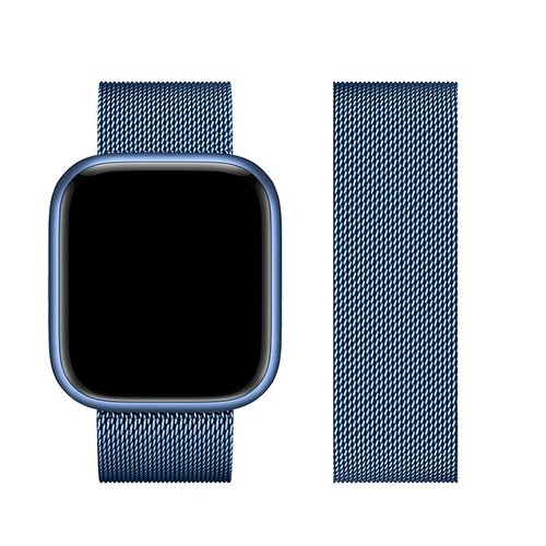 Remienok Forcell Milánsky ťah Apple Watch 38/40/41mm, nehrdzavejúca oceľ - modré