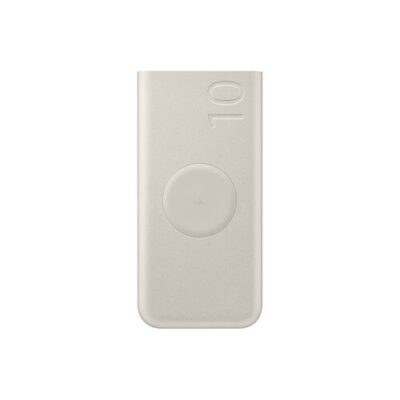 EB-U2510XUE Samsung Bezdr&aacute;tov&aacute; Powerbanka 2x USB-C 25W 10000mAh Beige
