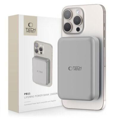 Tech-Protect PB11 Lifemag Magsafe Powerbank 10000mAh - &scaron;ed&aacute;