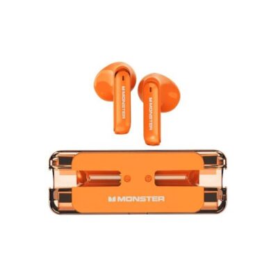 Sl&uacute;chadl&aacute; bezdr&ocirc;tov&eacute; Monster XKT08 TWS Oranžov&eacute;