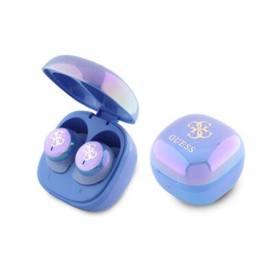 Guess 4G Logo Mini TWS Bezdr&aacute;tov&aacute; Sluch&aacute;tka Blue