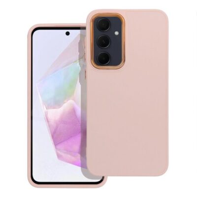 Puzdro Frame TPU Samsung Galaxy A35 5G - ružové