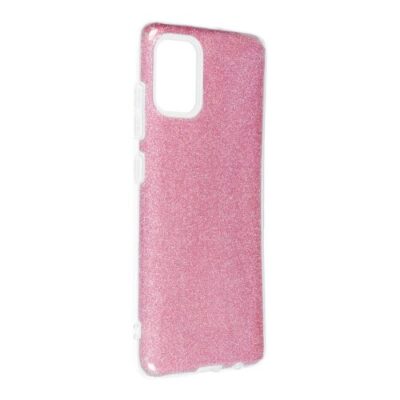 Puzdro Shining 3in1 TPU Samsung Galaxy A51 - ružové