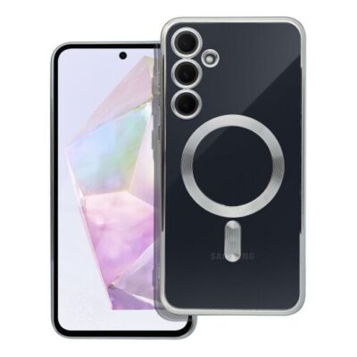 Puzdro Magsafe Shine Samsung Galaxy A35 - strieborn&eacute;