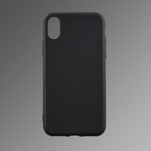 Gumený kryt iPhone X čierne matné