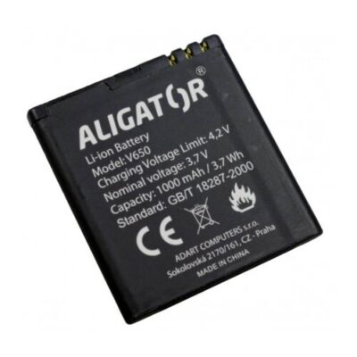 Bat&eacute;ria Aligator V650 Original Li-Ion 1000mAh