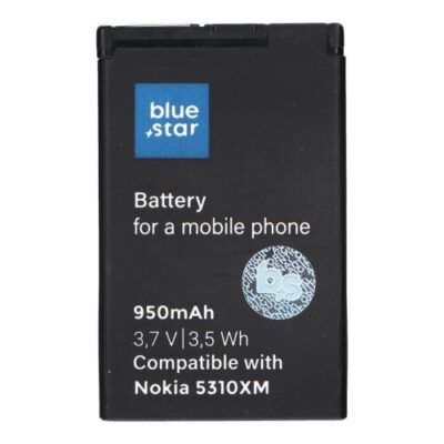 Bat&eacute;ria BlueStar Nokia 5310 Xpress Music/6600F/7310S BL-4CT 950mAh Li-Ion