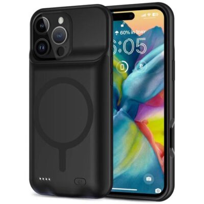 Puzdro Tech-Protect Powerbank iPhone 16 Pro Max/16 Plus, 8500 mAh - čierne