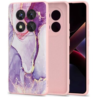 Puzdro Tech-Protect Xiaomi Redmi Note 14 Pro 5G/ Redmi Note 14 Pro+, Mramor - fialov&eacute;