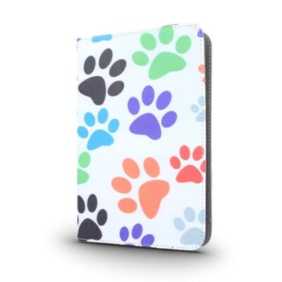 Puzdro na Tablet univerz&aacute;lne 9-11", vzor labky
