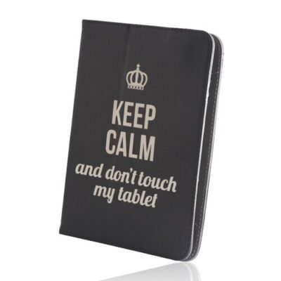 Puzdro na Tablet univerz&aacute;lne 9-11", vzor Keep Calm