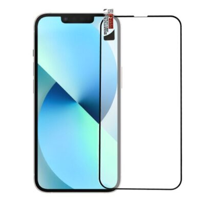 Ochrann&eacute; sklo Q sklo iPhone 13 Mini celotv&aacute;rov&eacute; - čierne (full glue)