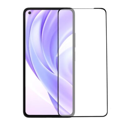 Ochranné sklo 5D Glass Xiaomi Mi 11 Lite celotvárové - čierne (full glue)