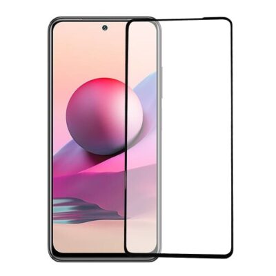 Ochrann&eacute; sklo 6D Glass Xiaomi Redmi Note 10/10s celotv&aacute;rov&eacute; - čierne