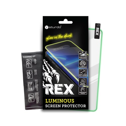 Sturdo Rex Luminous ochranné sklo iPhone 12 / iPhone 12 Pro, zelená
