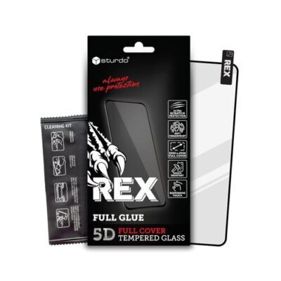 Sturdo REX ochranné sklo Google Pixel 7 PRO, čierne (Full Glue 5D)