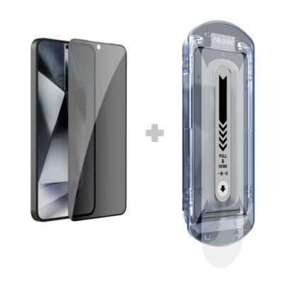 Nillkin Tvrzen&eacute; Sklo 0.25mm Guardian 2.5D pro Samsung Galaxy S25+ Black (s aplik&aacute;torem)