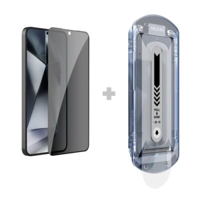 Nillkin Tvrzen&eacute; Sklo 0.25mm Guardian 2.5D pro Samsung Galaxy S25 Black (s aplik&aacute;torem)