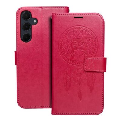 Puzdro Mezzo Book Samsung Galaxy A35 5G, vzor dreamcatcher - červen&eacute;