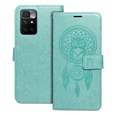 Puzdro Mezzo Book Xiaomi Redmi 10/10 2022, vzor dreamcatcher - zelen&eacute;