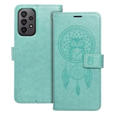 Puzdro Mezzo Book Samsung Galaxy A23 5G, vzor dreamcatcher - zelen&eacute;
