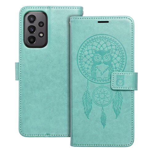 Puzdro Mezzo Book Samsung Galaxy A23 5G, vzor dreamcatcher - zelené
