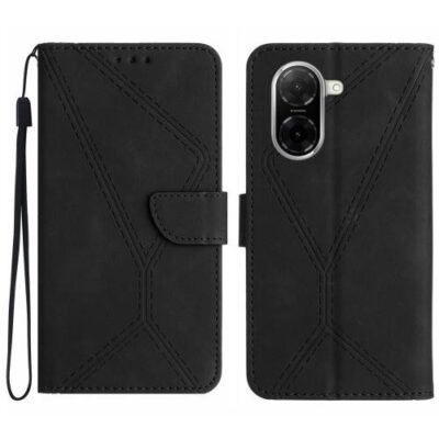 Puzdro Stitch Book Xiaomi Redmi A5 4G/Poco C71 - čierne
